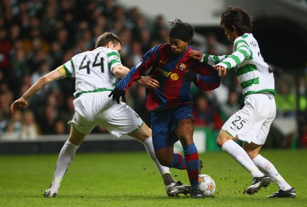 Ronaldinho at Celtic Park