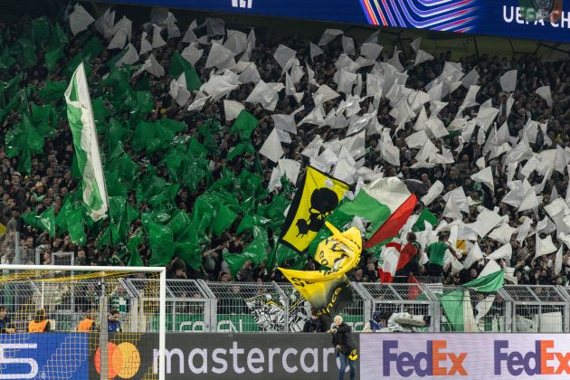 Celtic supporters in Dortmund