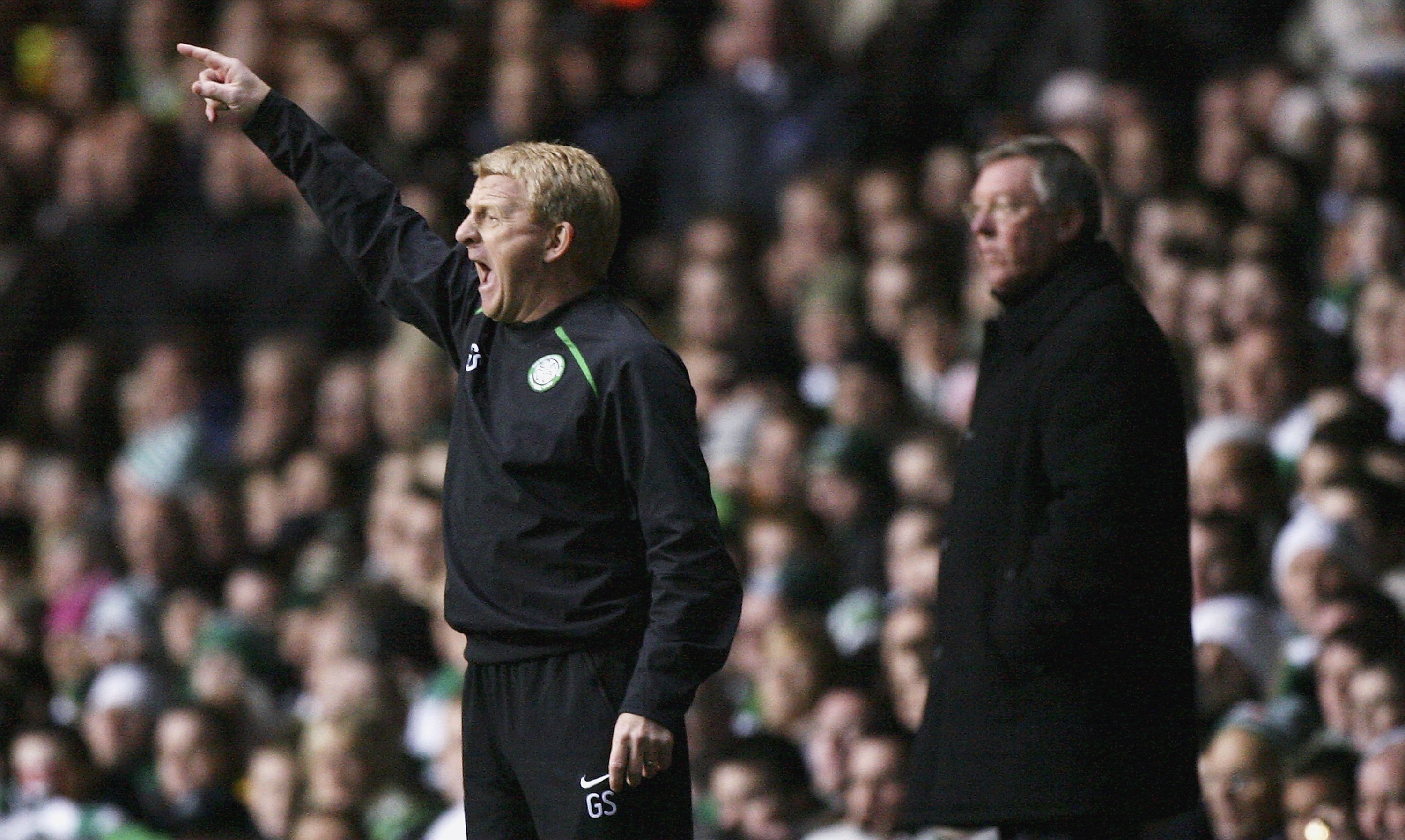 ordon Strachan and Alex Ferguson