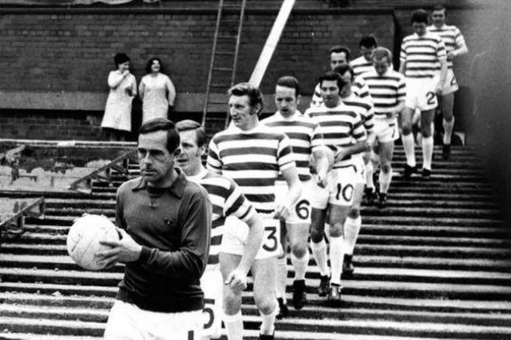 Last Lisbon Lions walk-out at Celtic Park