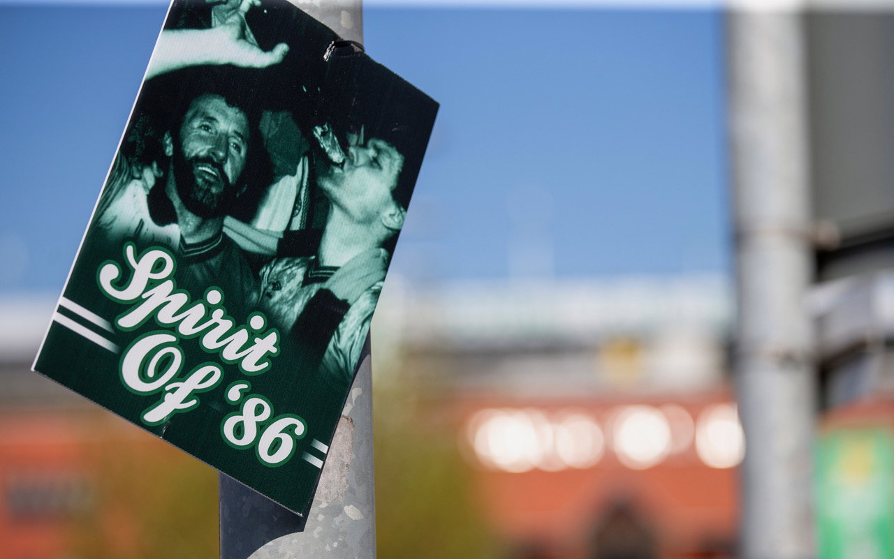 Spirit of ’86 – Celtic team’s welcome to Paradise.