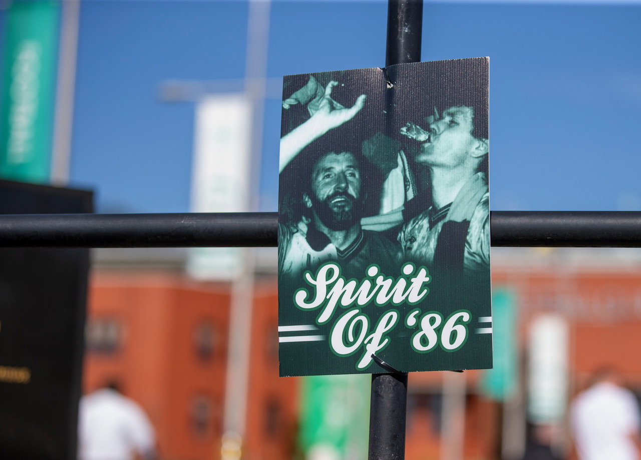 Spirit of ’86 – Celtic team’s welcome to Paradise.
