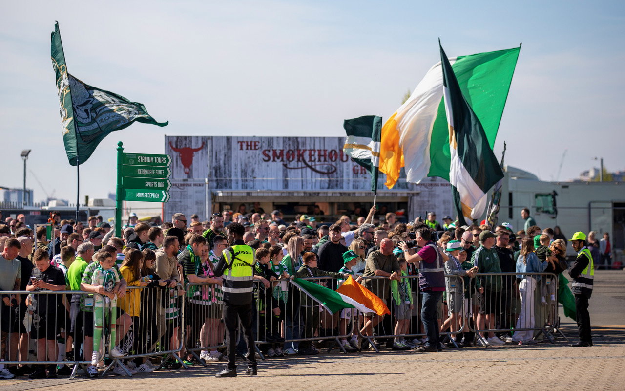Celtic team’s welcome to Paradise