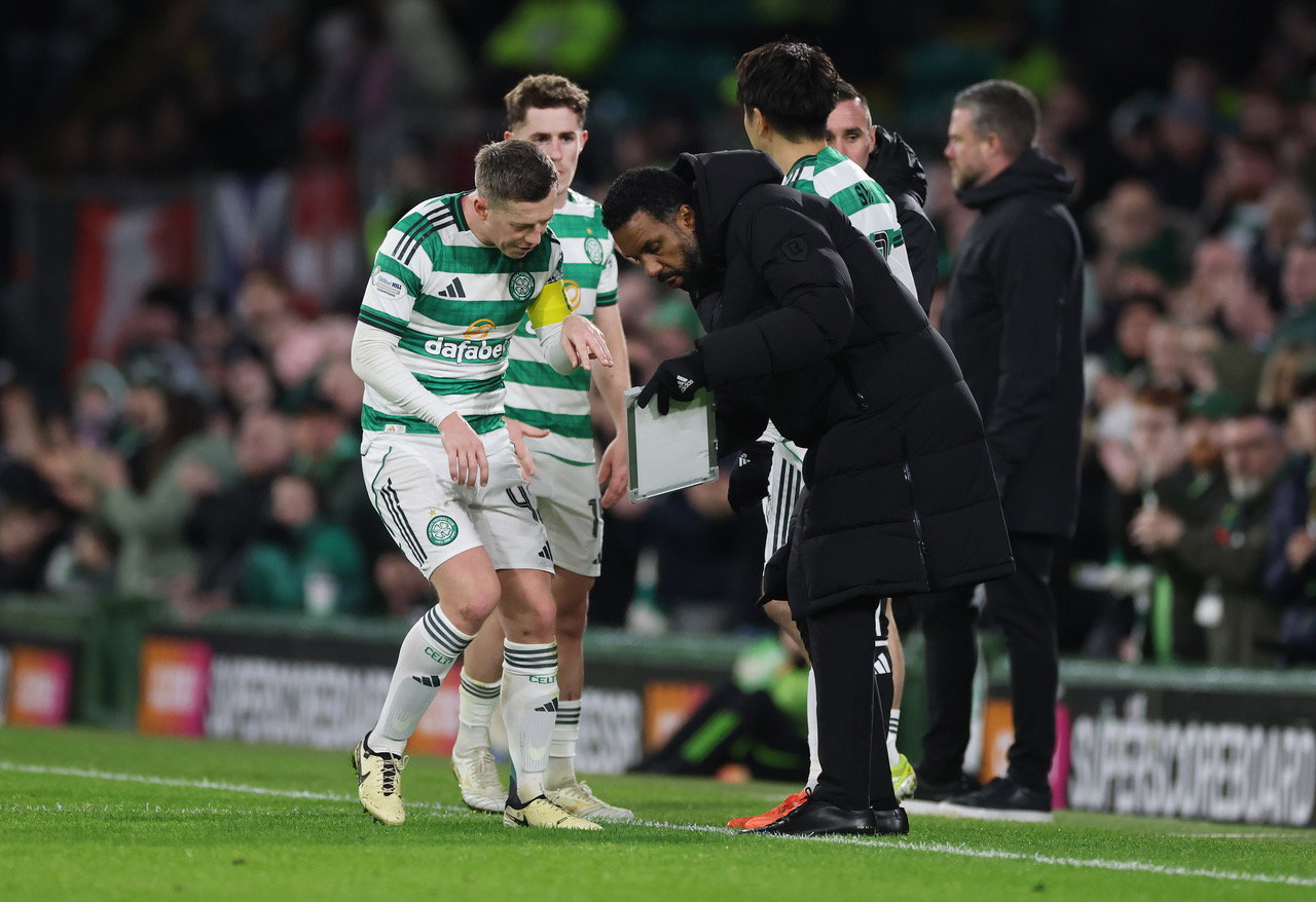 Callum McGregor and Wilfried Nancy