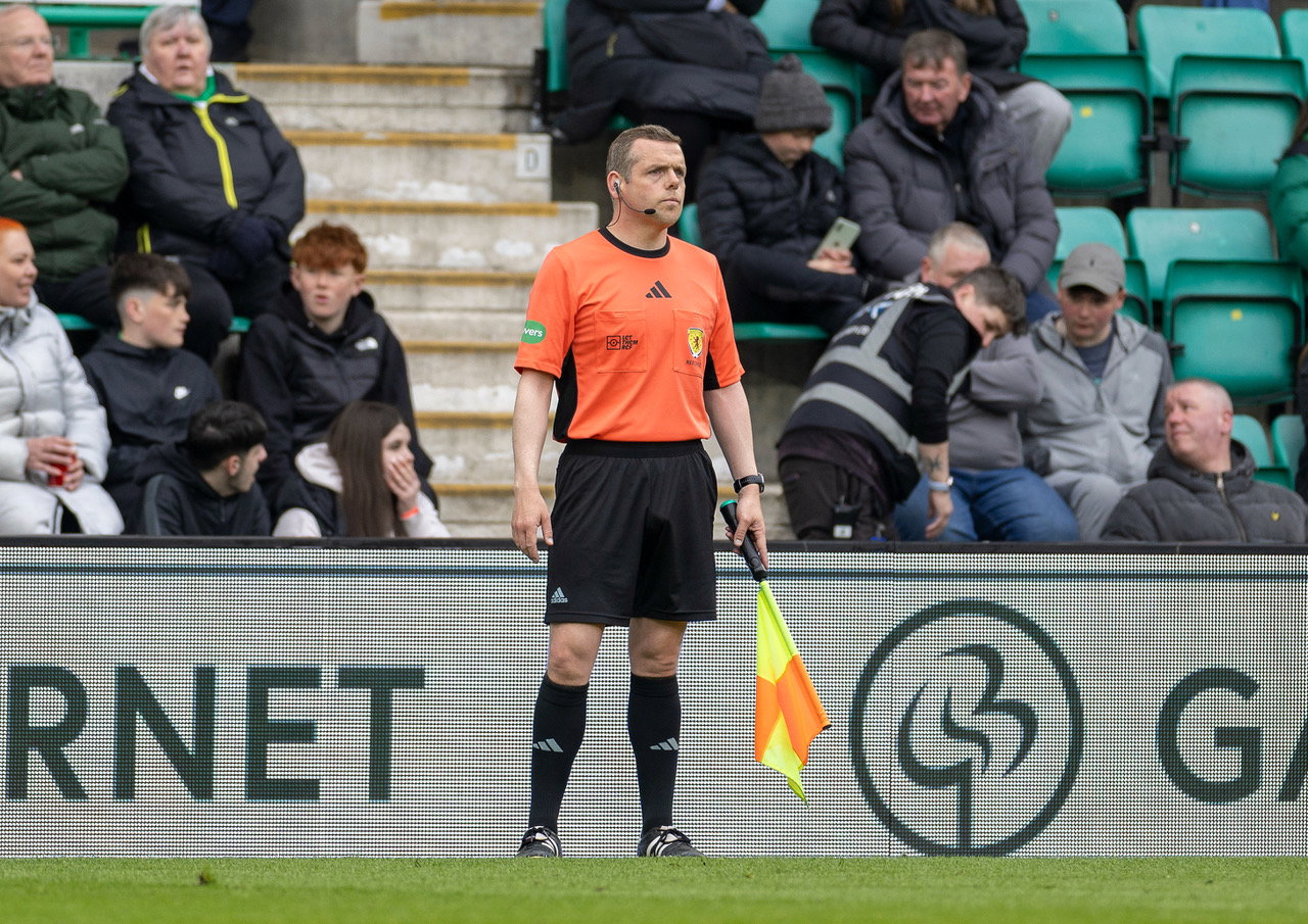 Douglas Ross at Easter Road, Hibs 1 Celtic 2