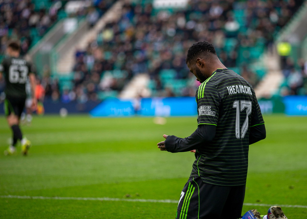 Kelechi Iheanacho celebrates