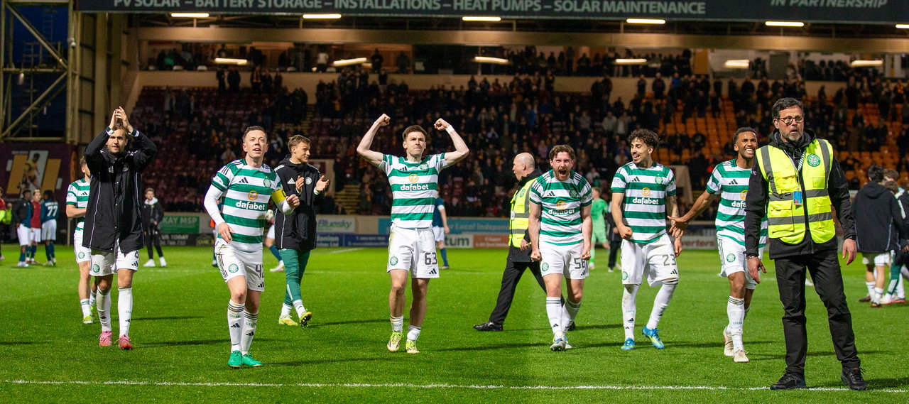 Celtic celebrations at Fir Park 
