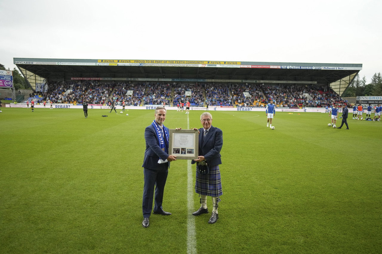 Adam Webb, owner of St Johnstone.